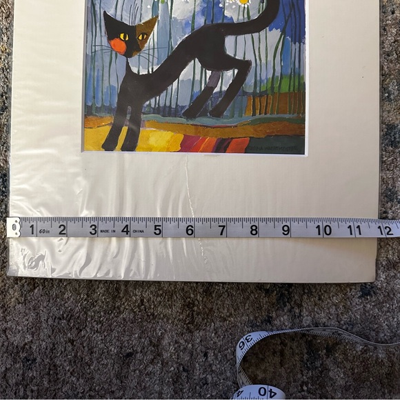 Colorful Cat Art Print - Picture 7 of 9